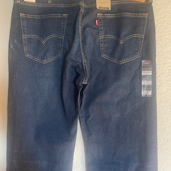Levi's Blue Straight Jeans - Picture 3 of 8